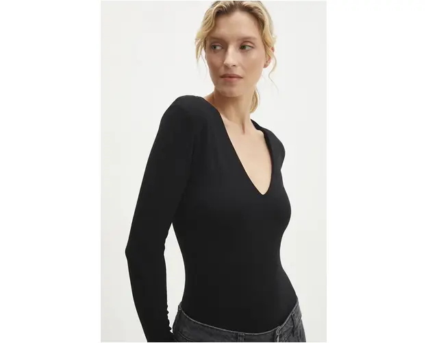Answear Lab body femei, culoarea negru