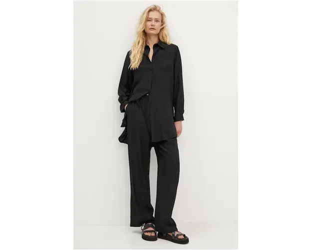 Answear Lab compleu femei, culoarea negru