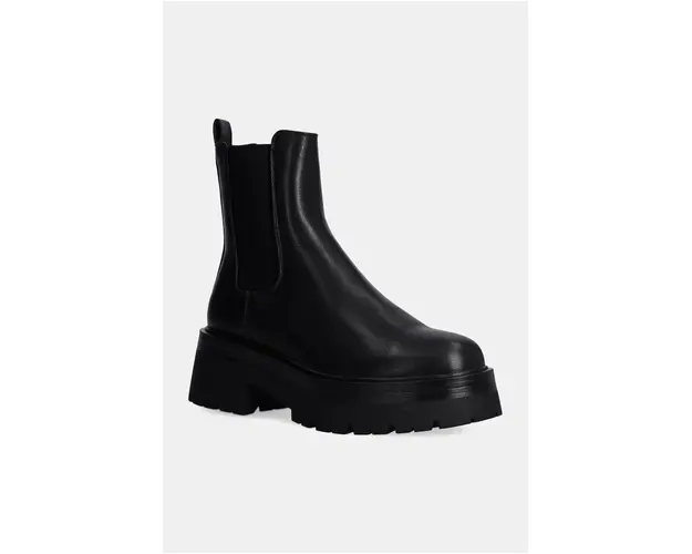 Answear Lab cizme femei, culoarea negru, cu platforma