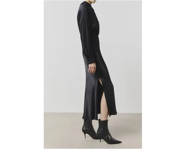 Answear Lab fusta culoarea negru, maxi, drept