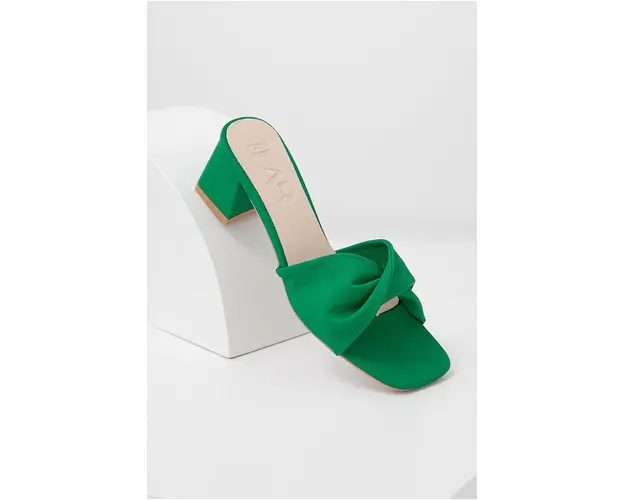 Answear Lab papuci culoarea verde