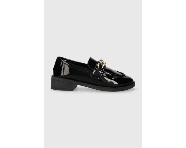 Answear Lab mocasini x colectia limitata SISTERHOOD femei, culoarea negru, cu toc plat