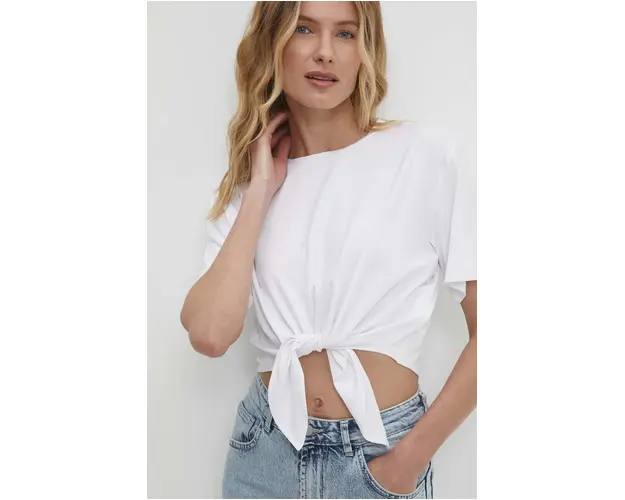 Answear Lab tricou femei, culoarea alb