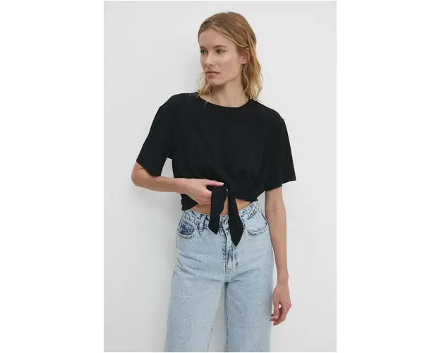 Answear Lab tricou femei, culoarea negru