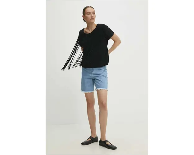 Answear Lab tricou femei, culoarea negru