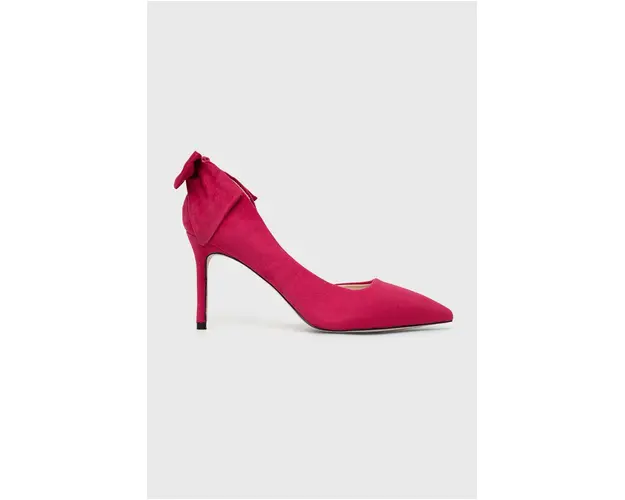 Answear Lab pantofi cu toc culoarea roz