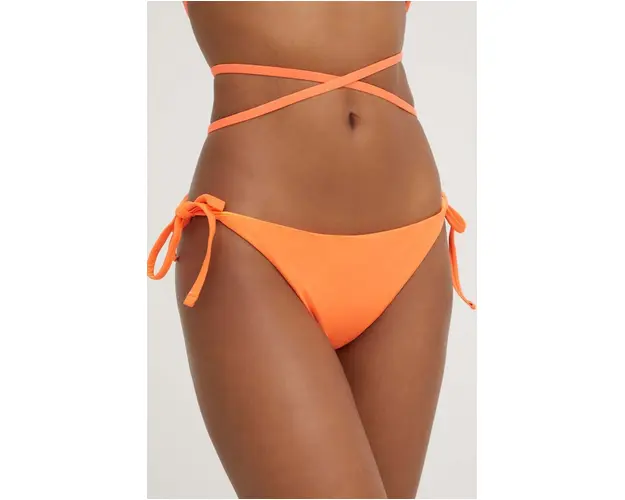 Answear Lab sutien de baie culoarea portocaliu, cupa usor rigidizata