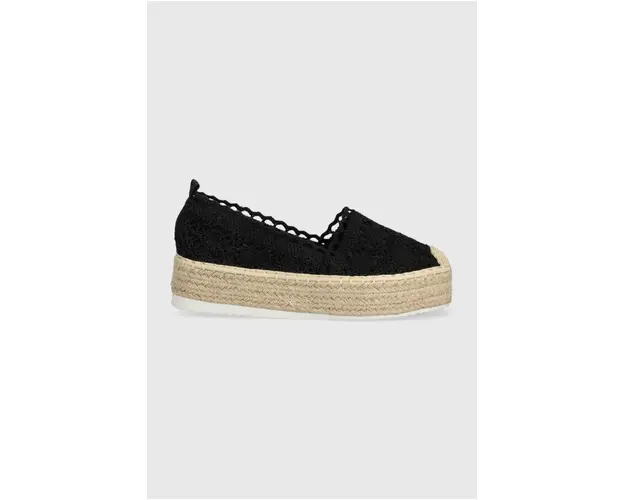 Answear Lab espadrile culoarea negru, cu platforma