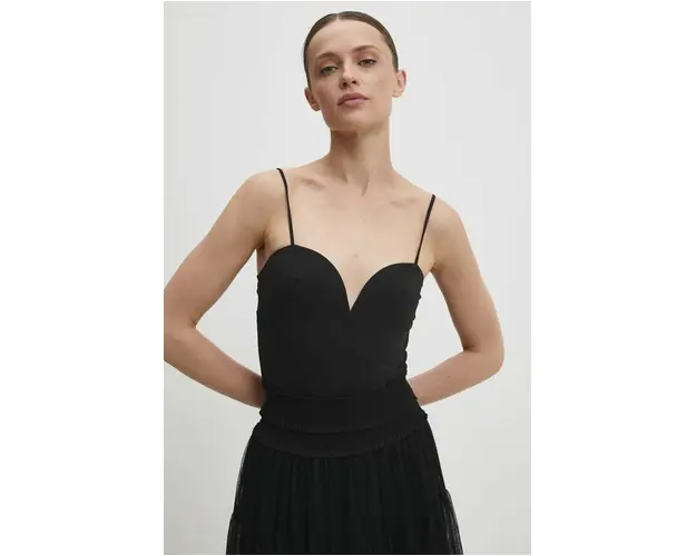 Answear Lab body femei, culoarea negru