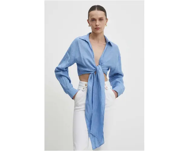 Answear Lab camasa de in cu guler clasic, relaxed