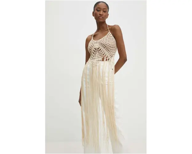 Answear Lab top culoarea bej