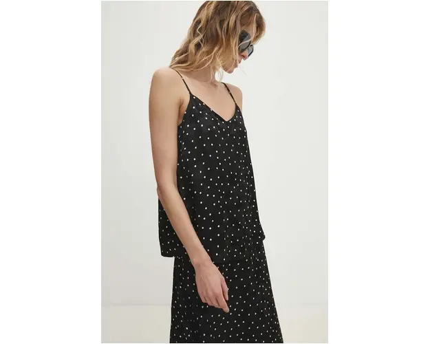 Answear Lab top culoarea negru, modelator