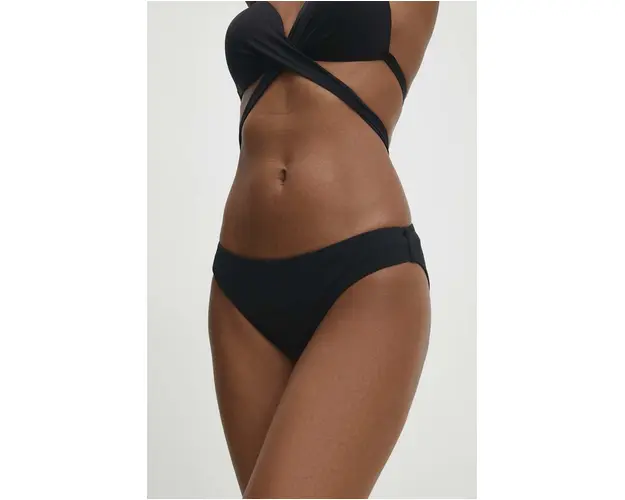 Answear Lab sutien de baie culoarea negru, cupa rigidizata