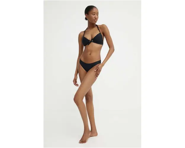 Answear Lab sutien de baie culoarea negru, cupa usor rigidizata