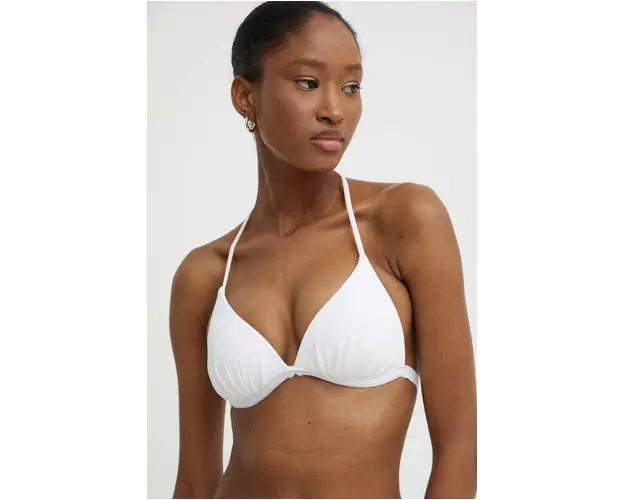 Answear Lab sutien de baie culoarea alb, cupa usor rigidizata