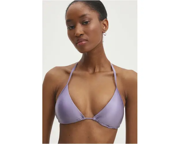 Answear Lab sutien de baie culoarea violet, cupa usor rigidizata