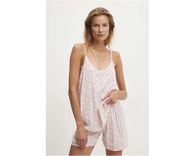 Answear Lab pijama femei, culoarea roz