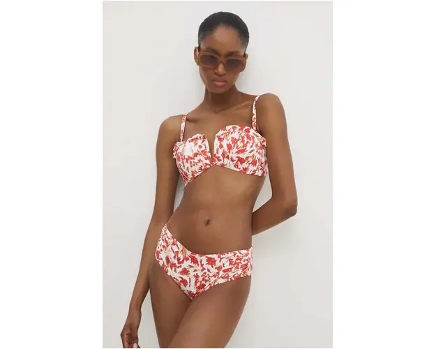 Answear Lab sutien de baie culoarea alb, cupa rigidizata