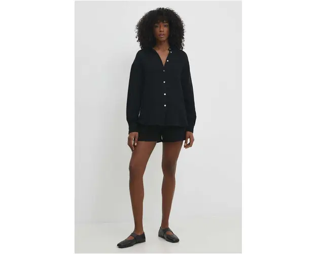 Answear Lab set din bumbac culoarea negru