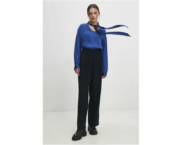 Answear Lab bluza cu matase neted