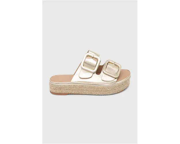 Answear Lab espadrile femei, culoarea auriu