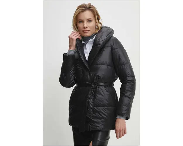 Answear Lab geaca femei, culoarea negru, de iarna