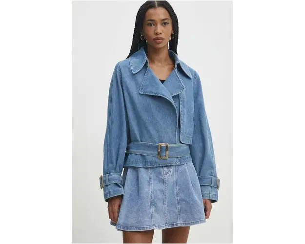 Answear Lab geaca jeans femei, de tranzitie