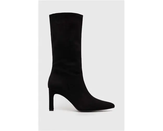 Answear Lab cizme femei, culoarea negru, cu toc cui