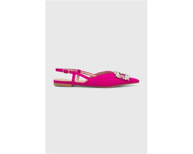 Answear Lab balerini culoarea roz, cu toc deschis