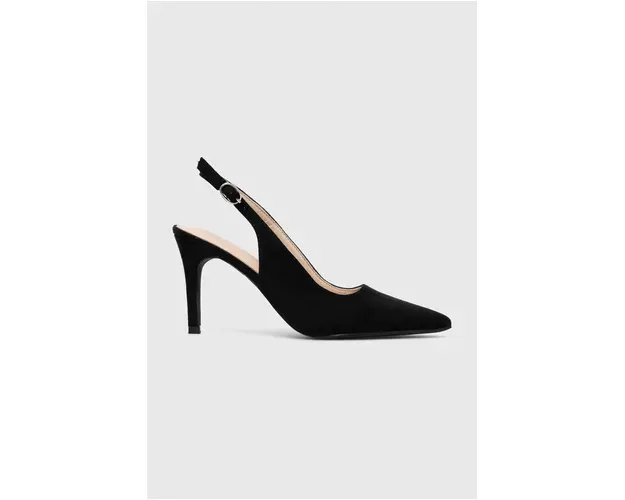Answear Lab pantofi cu toc culoarea negru