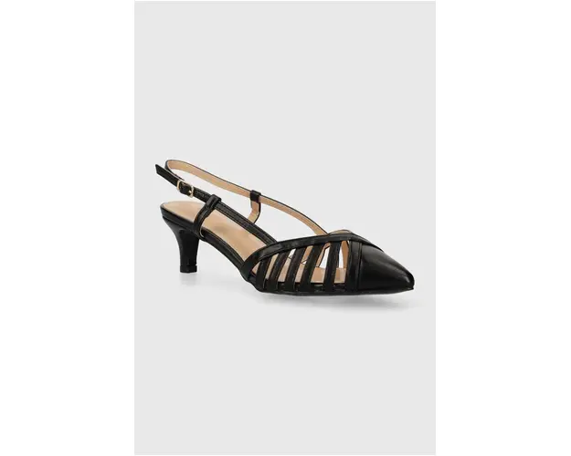 Answear Lab pantofi cu toc culoarea negru