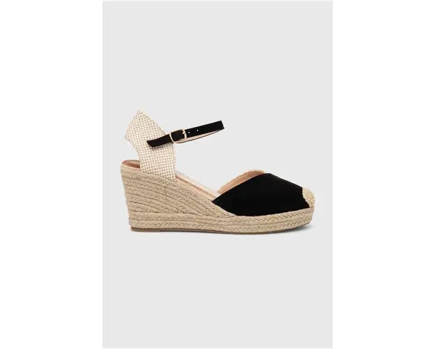 Answear Lab espadrile culoarea negru, toc pana