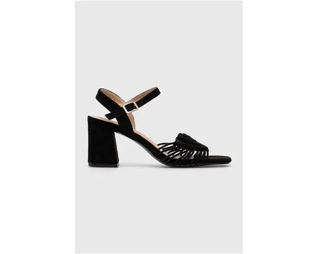 Answear Lab pantofi cu toc culoarea negru