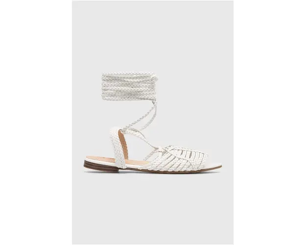 Answear Lab sandale femei, culoarea alb