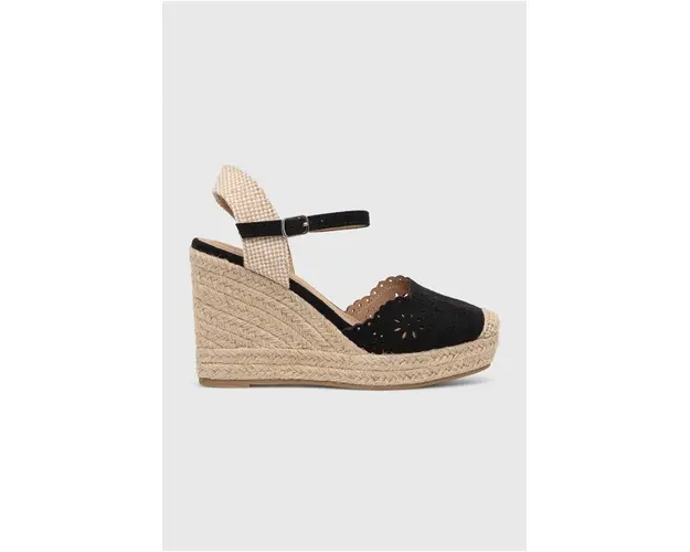 Answear Lab espadrile culoarea negru, cu platforma