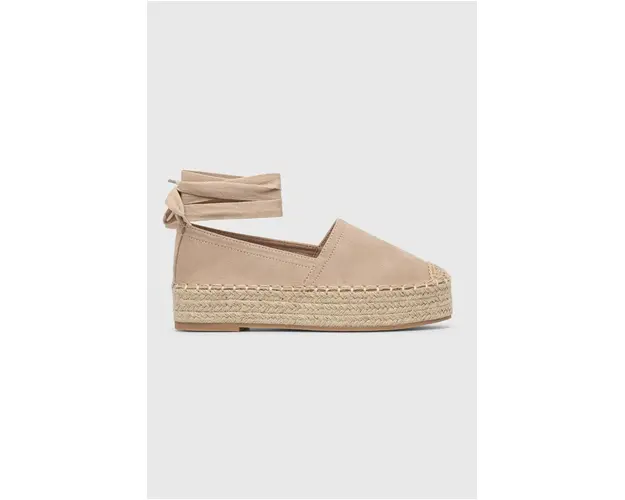 Answear Lab espadrile culoarea bej, cu platforma