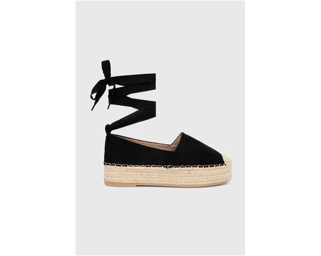 Answear Lab espadrile culoarea negru, cu platforma
