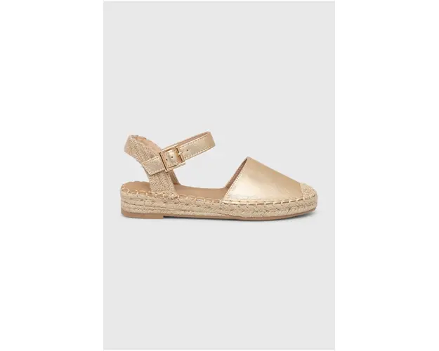 Answear Lab espadrile culoarea auriu, cu platforma