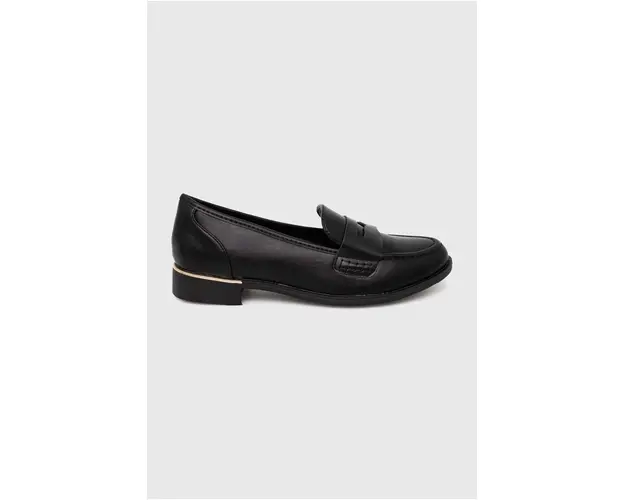 Answear Lab mocasini femei, culoarea negru, cu toc plat