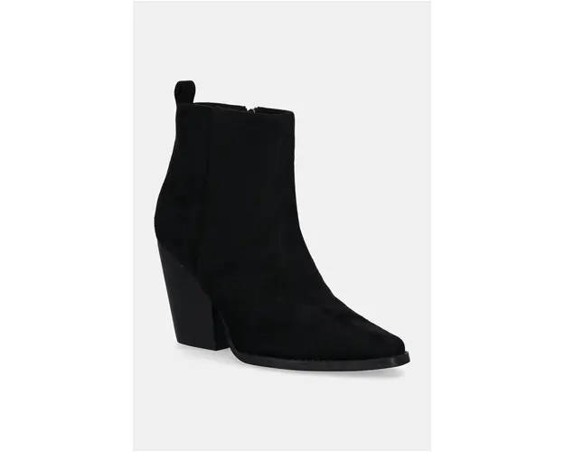 Answear Lab botine femei, culoarea negru, cu toc drept