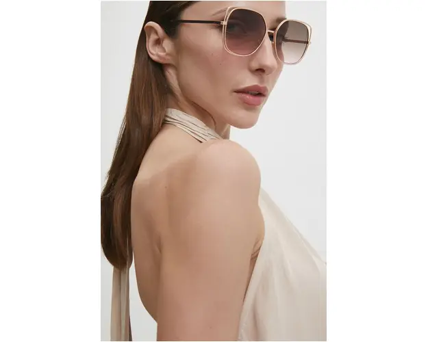 Answear Lab ochelari de soare femei, culoarea maro