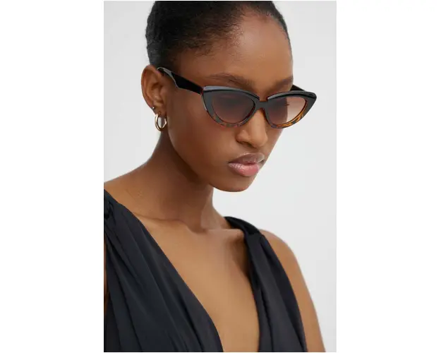 Answear Lab ochelari de soare femei, culoarea maro