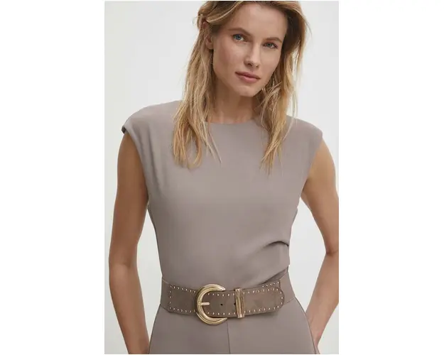 Answear Lab curea femei, culoarea bej