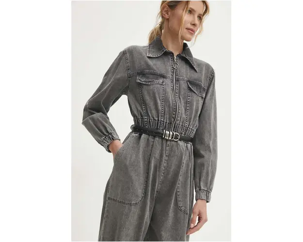 Answear Lab curea de piele femei, culoarea negru