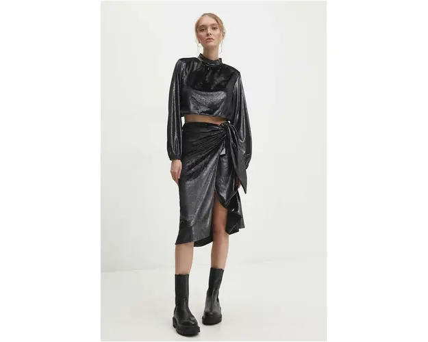 Answear Lab culoarea negru, midi, creion