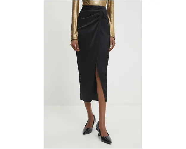 Answear Lab fusta culoarea negru, maxi, creion