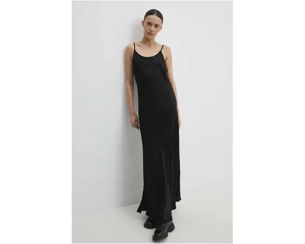 Answear Lab rochie culoarea negru, maxi, drept