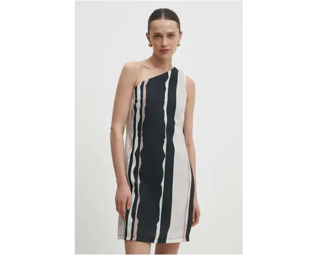 Answear Lab rochie culoarea bej, mini, drept