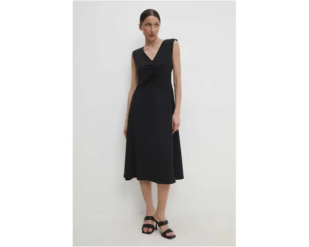 Answear Lab rochie culoarea negru, mini, evazati