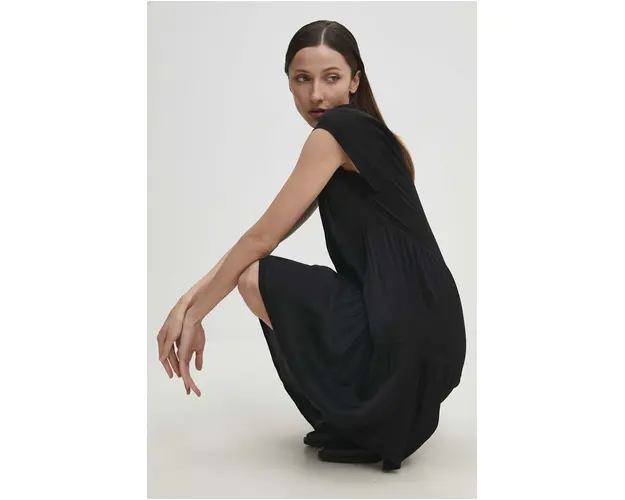 Answear Lab rochie culoarea negru, mini, evazati